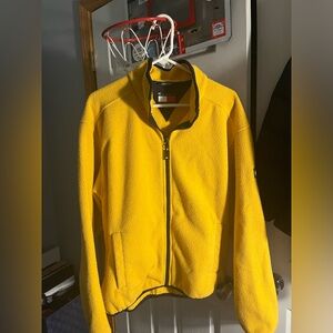 Vintage Tommy Hilfiger Yellow Fleece Jacket